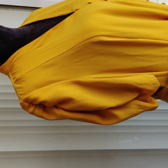 Gibson Latimer Canary button front midi dress - Picture 4 of 10